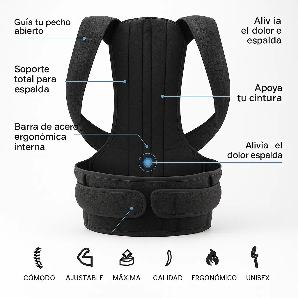 corrector de postura, enderezador de hombros